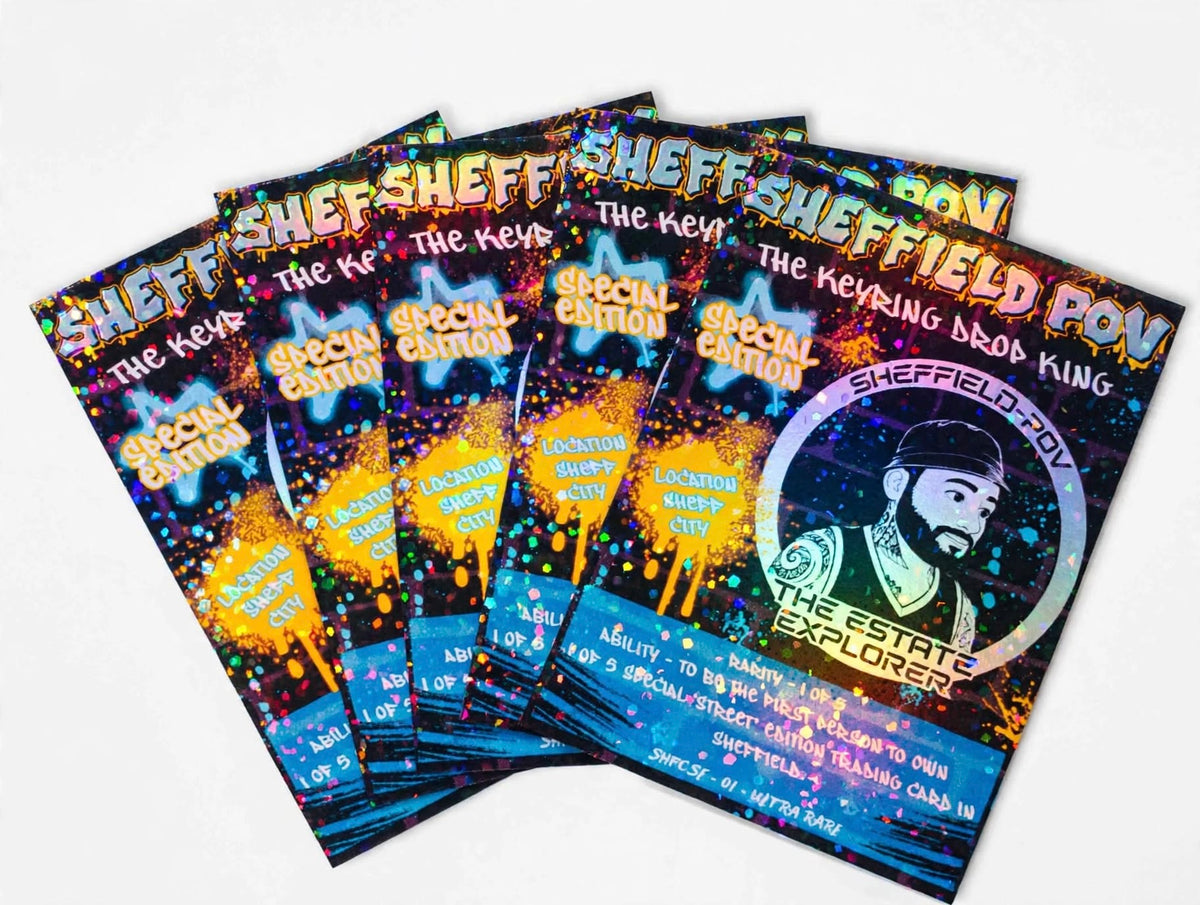 SHEFFIELD-POV TRADING CARD GAME - CARD -1 Random card mumber