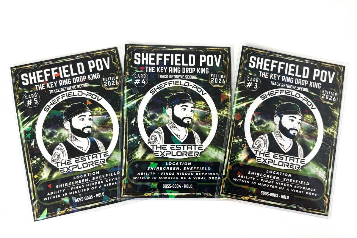 SHEFFIELD-POV TRADING CARD GAME - CARD -1 Random card mumber