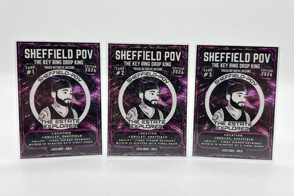 SHEFFIELD-POV TRADING CARD GAME - CARD -1 Random card mumber