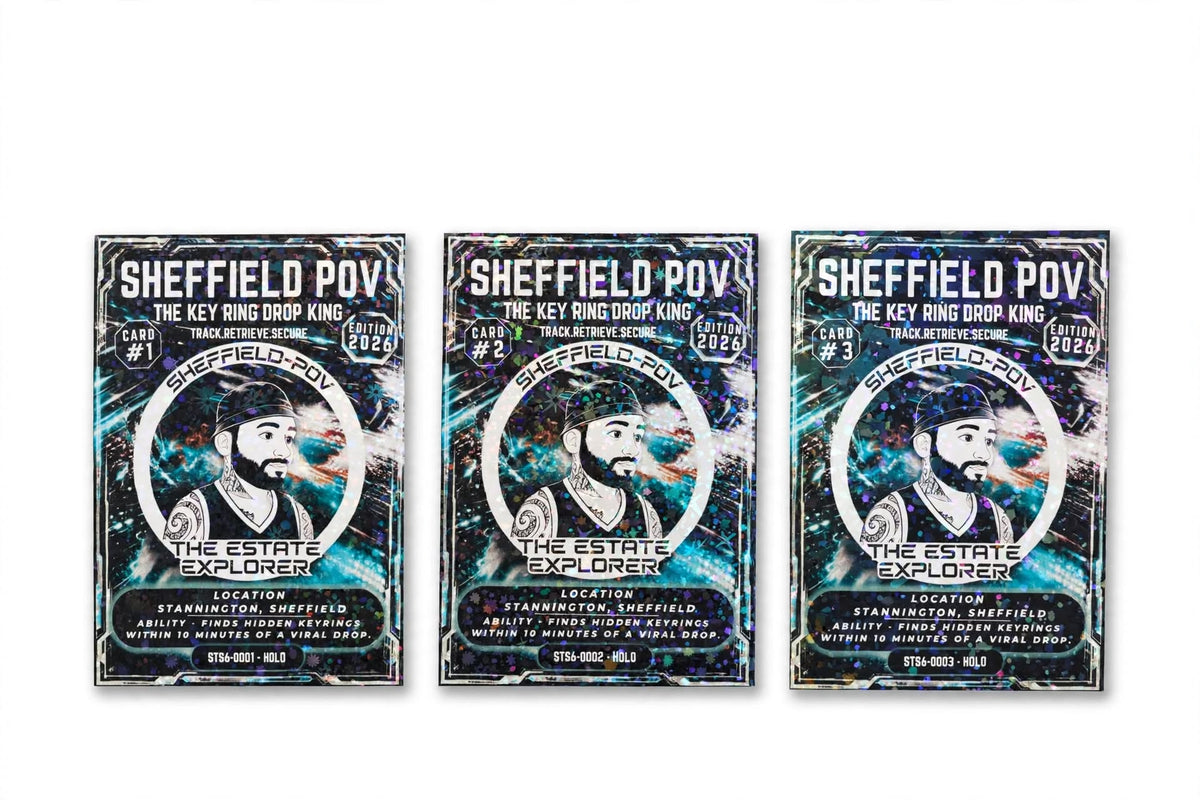 SHEFFIELD-POV TRADING CARD GAME - CARD -1 Random card mumber