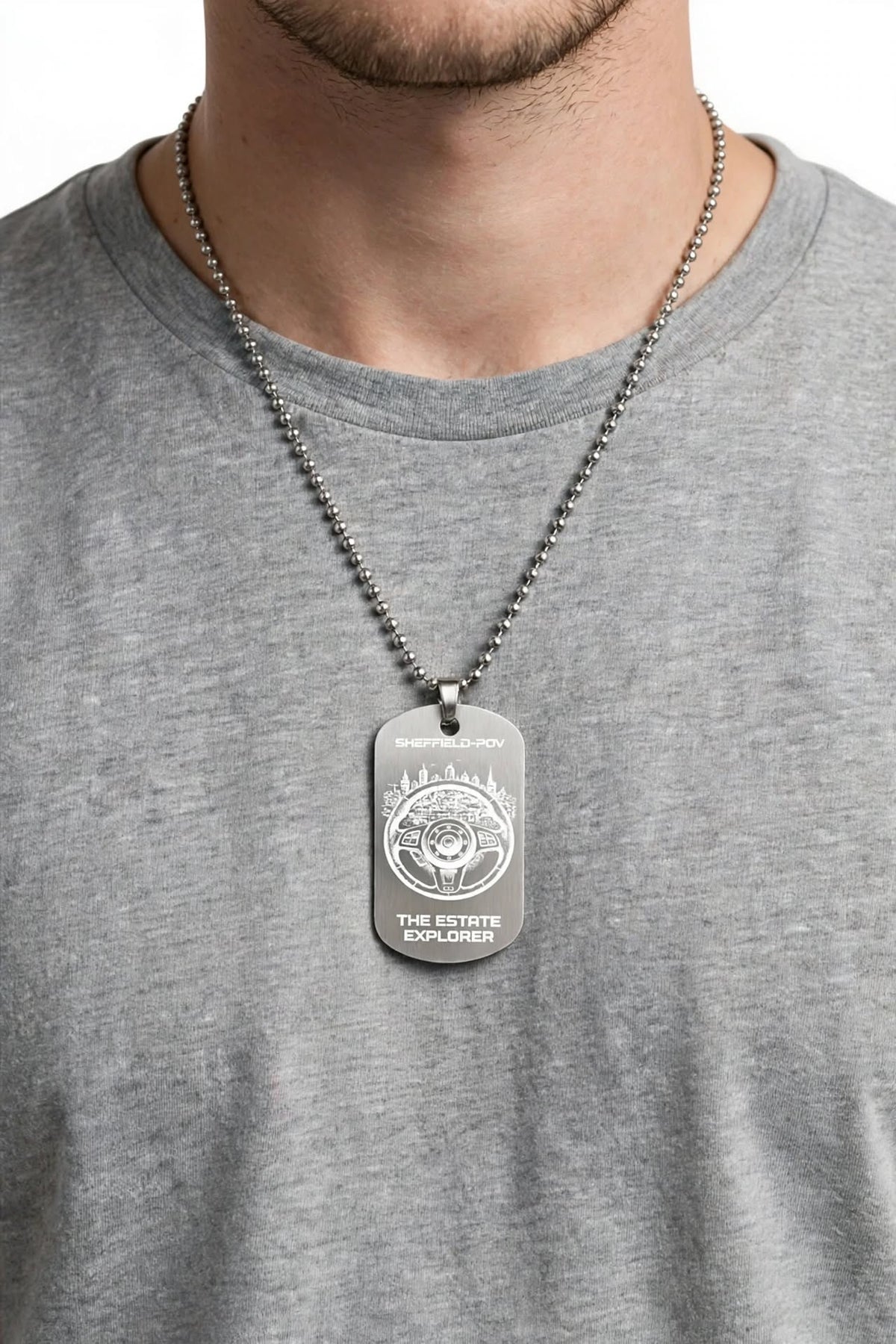 SHEFFIELD-POV The Estate Explorer - Official Dog Tag Necklace - SPECIAL EDITION - Limited to 10 ever to be sold