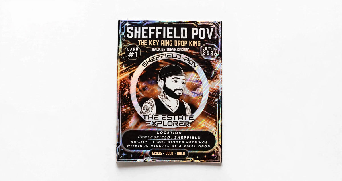 SHEFFIELD-POV TRADING CARD GAME - CARD -1 Random card mumber